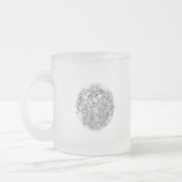 CAFÉ VIDRO JATEADO CANECA DE ARTE E DESIGN