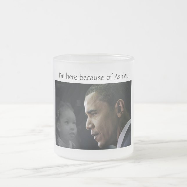 Café Vidro Jateado Caneca de Barack Obama Ashley (Centro)