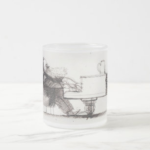 Café Vidro Jateado Caneca de Brahms