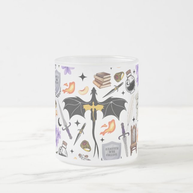 Café Vidro Jateado Caneca de Cavaleiro de Dragão da Quarta Asa (Centro)