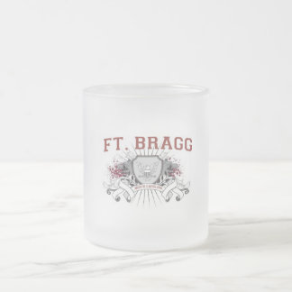 Café Vidro Jateado Caneca de Fort Bragg, North Carolina