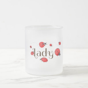 Café Vidro Jateado Caneca de joaninha