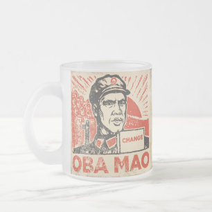 Café Vidro Jateado Caneca de ObaMao