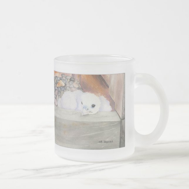 Café Vidro Jateado Caneca do design de B.Weaver Orion (Direita)