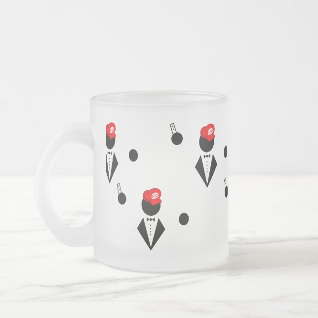 Café Vidro Jateado Caneca do fosco de GSO (Esquerda)