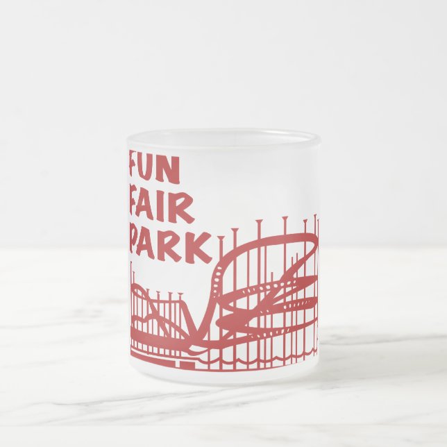 Café Vidro Jateado Caneca do fosco do parque da feira de divertimento (Centro)