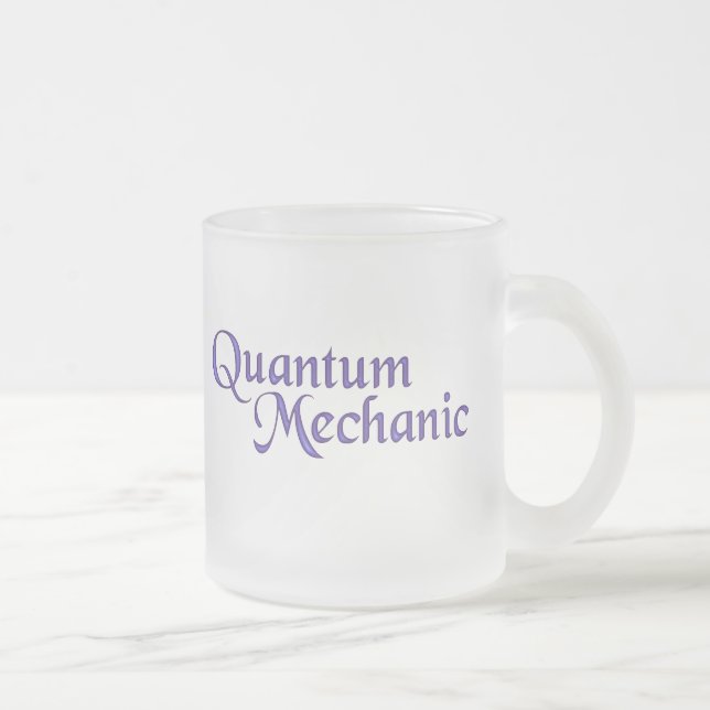 Café Vidro Jateado Caneca do mecânico de quantum (Direita)