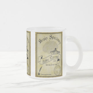 Café Vidro Jateado Caneca do Normal de Abby