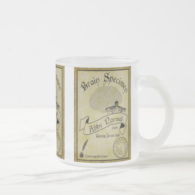 Café Vidro Jateado Caneca do Normal de Abby (Direita)