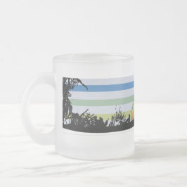 Café Vidro Jateado Caneca do turismo de Val Verde