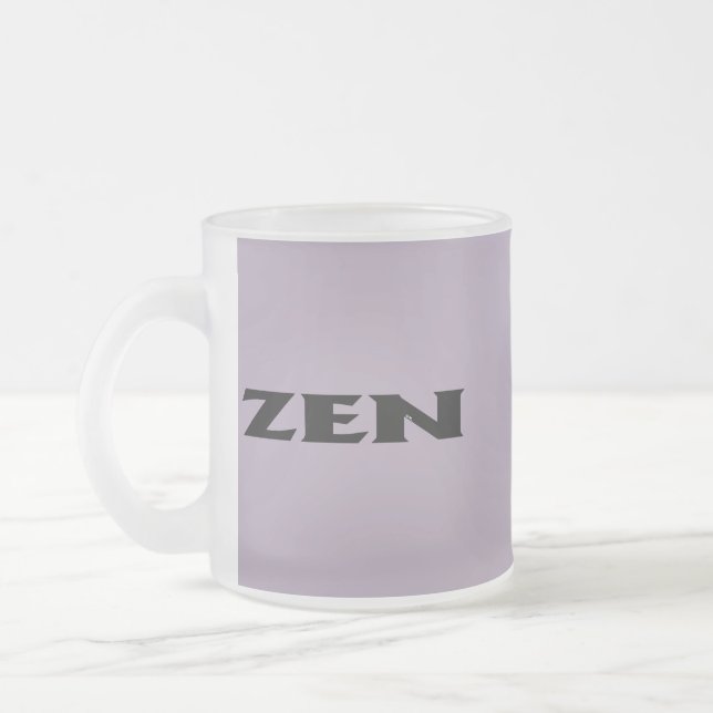 Café Vidro Jateado Caneca fosco preta de cinza (Esquerda)