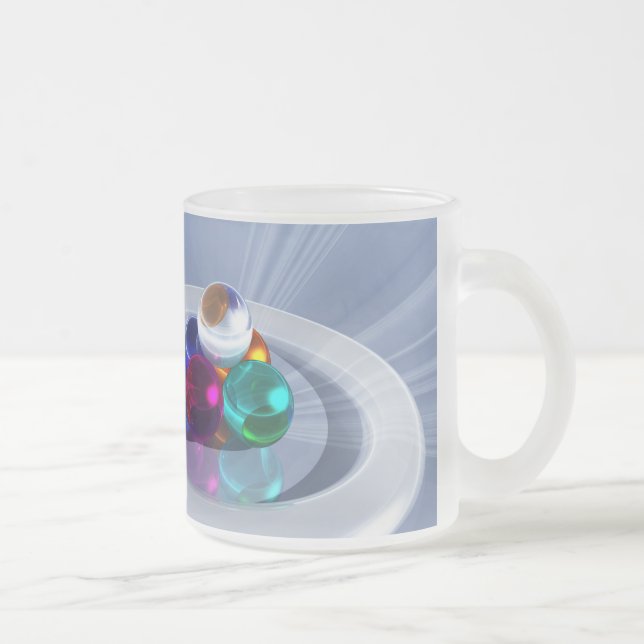 Café Vidro Jateado Caneca leve de dobra (Direita)