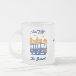 Café Vidro Jateado Caneca para Motorista de Ônibus Aposentado – Prese