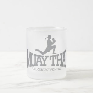 Café Vidro Jateado Caneca tailandesa de Muay