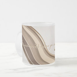Café Vidro Jateado Fosco de caneca