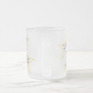 Café Vidro Jateado Imagem inspiradora de anjo, caneca de fosco espiri