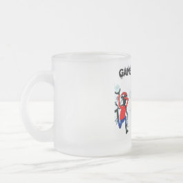 Café Vidro Jateado Jogo dos Throws, caneca de fosco.