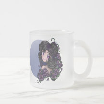 Olhos do Anime! CANECA bonito da menina de Manga