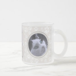 Café Vidro Jateado Sua Pata Memorial Imprime Caneca De Areia