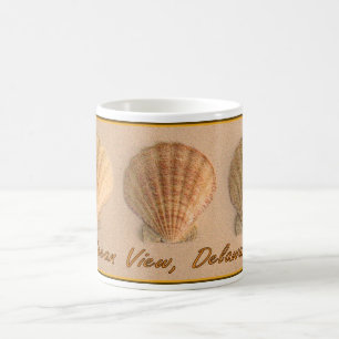 Café Vista para o mar, caneca de Delaware