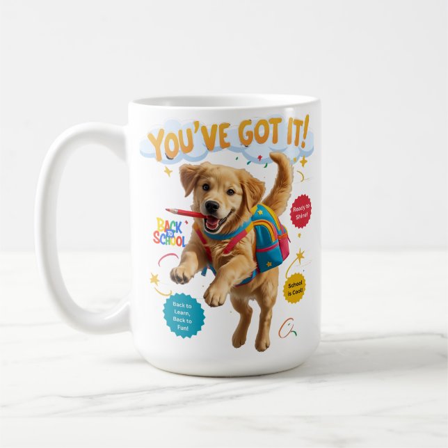 Café Você Conseguiu! – Caneca de Motivação Matinal (Esquerda)