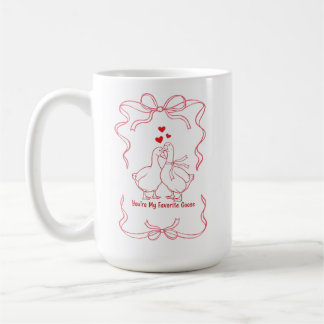 Café Você É Meu Ganso Favorito Caneca de Amor Fofo