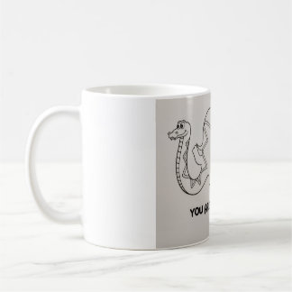 Café Você é o que Come Caneca de Elefante Engraçado