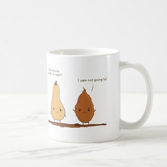 Café Você polpa de Butternut meu coração - caneca (Direita)