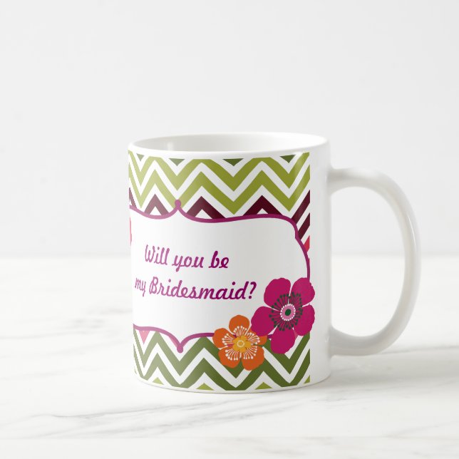 Café Você será minha caneca da dama de honra (Direita)