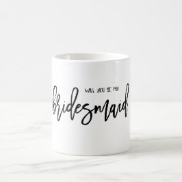 CAFÉ VOCÊ SERÁ MINHA DAMA DE HONRA? CANECA DE //COFEE