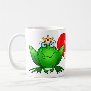 Café Você Será Sempre Minha Princesa Caneca de Rãs Fofa