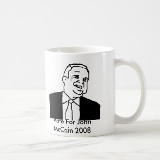 Café Voto para a caneca de John McCain