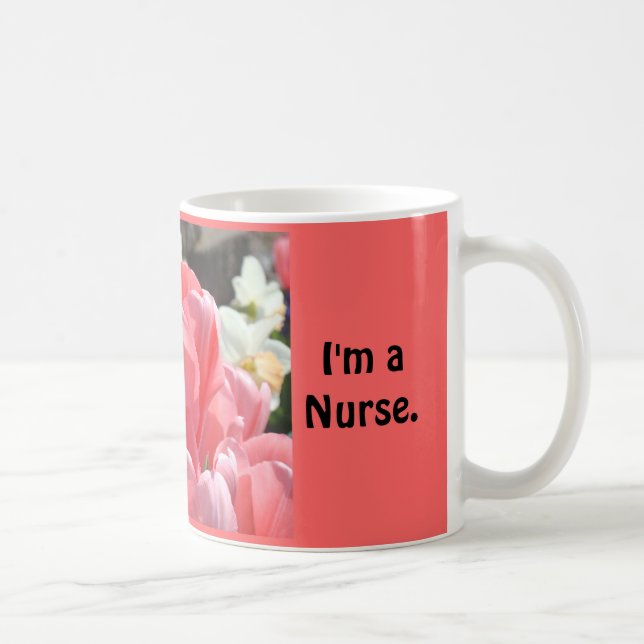Café Vou Consertar. Sou Enfermeira. Presentes de Caneca (Direita)