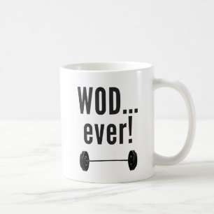 Café WODever!  Caneca de Crossfit-Insipired