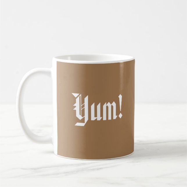 Café Yum! Caneca de Chocolate Quente com Receita (Esquerda)