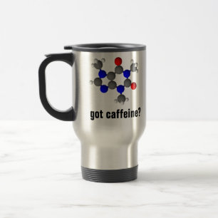 cafeína obtida? caneca de café