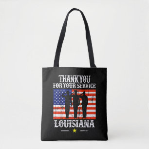 CafePress Louisiana Map Tote Bag Canvas