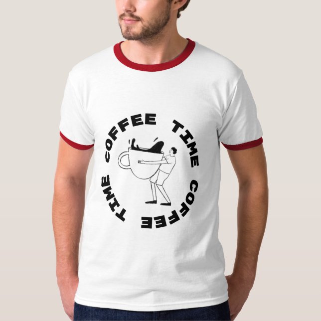 Caffeine Lover Café T-Shirt (Frente)