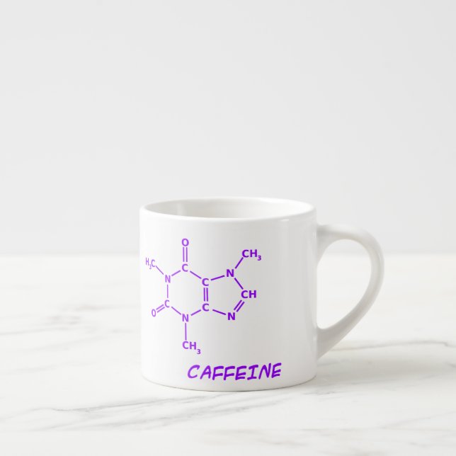 Caffeine Molecule 20 oz. Caneca (Direita)