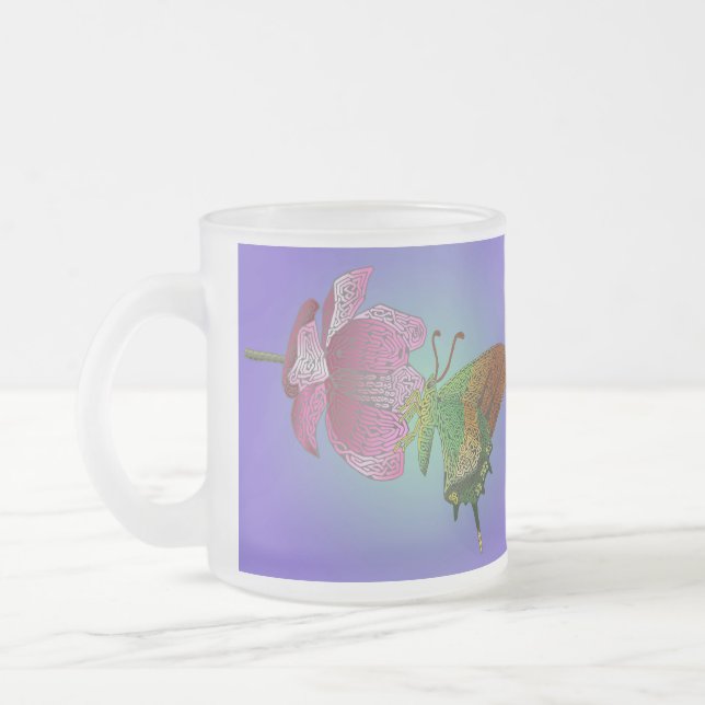 Cãibras na caneca de vidro Magnolia 10 z (Esquerda)