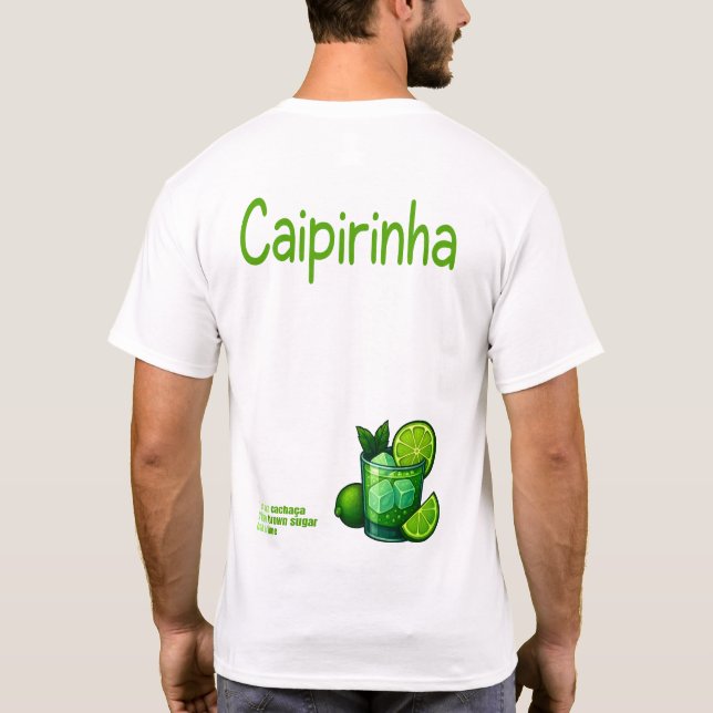 Caipirinha T-Shirt – Classic Brazilian Cocktail (Verso)
