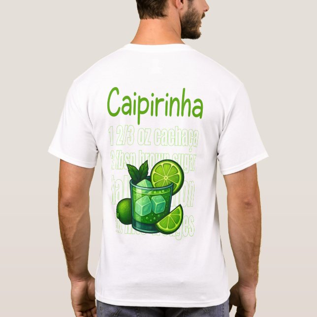 Caipirinha T-Shirt – Classic Brazilian Cocktail (Verso)