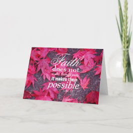 Cair Deixa Cartão de Saudação Inspiracional