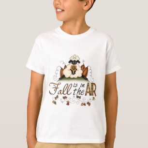 "Cair no Ar" Autumn Sheep Kid T-Shirt
