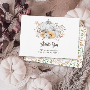 Cair no Cartões de agradecimentos do Chá de fralda