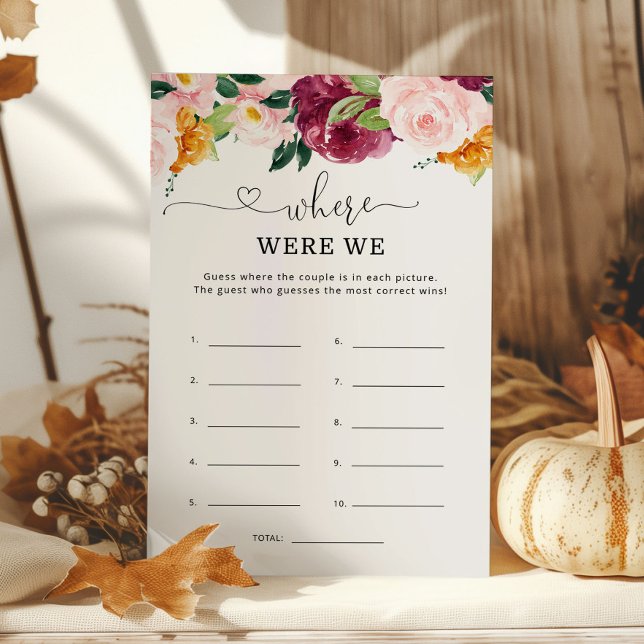 Cair Onde estávamos no jogo do chá de panela (Criador carregado)