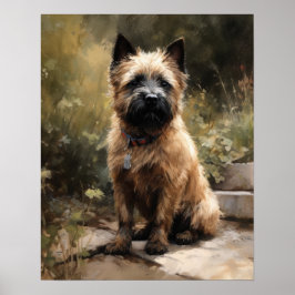 Cairn Terrier Dog Art Impressão