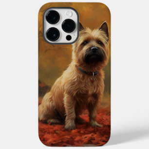 Cairn Terrier nas Folhas de Outono Caem Inspiração