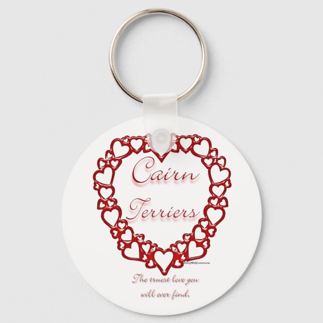 Cairn Terrier True Love - Chaveiro (Frente)