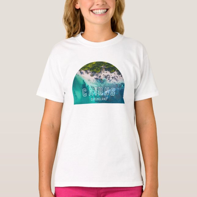 Cairns, Queensland Austrália Camisa Souvenir Gift (Frente)